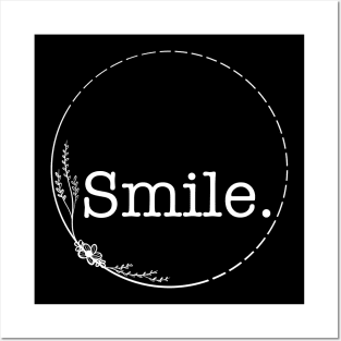 Smile - Quotes collection Posters and Art